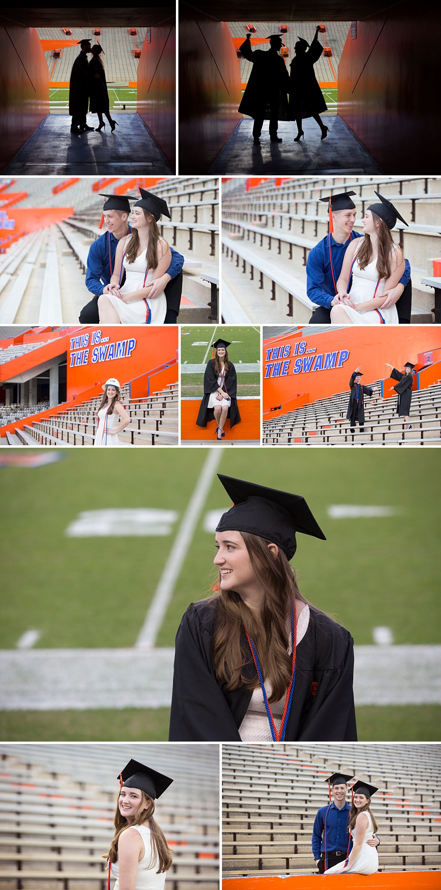 UF college graduate, graduation photos Florida field